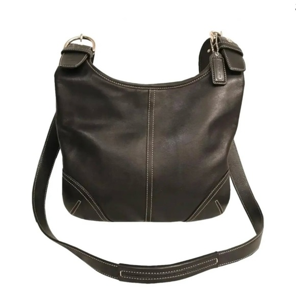 COACH Soho Slim Hippie #9549 Black Crossbody Purse Handbag - Picture 8 of 8